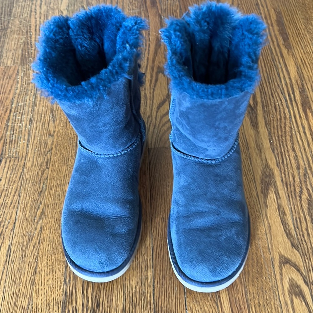 UGG Navy suede boots